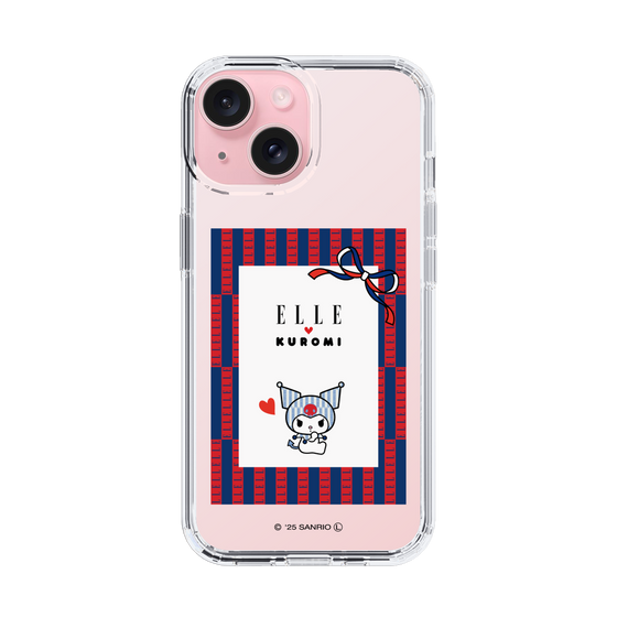 スリムプロテクションケース［ ELLE×マイメロディ＆クロミ - トリコロールカラーグラフィック6 ］