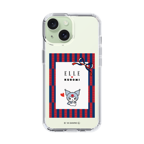 スリムプロテクションケース［ ELLE×マイメロディ＆クロミ - トリコロールカラーグラフィック6 ］