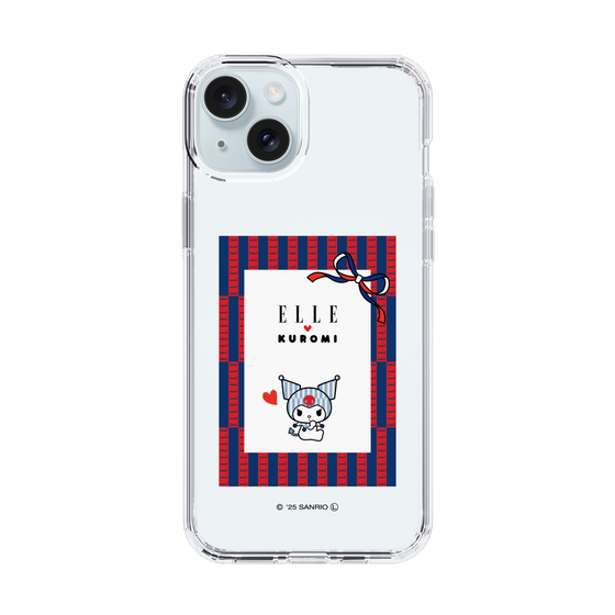 スリムプロテクションケース［ ELLE×マイメロディ＆クロミ - トリコロールカラーグラフィック6 ］