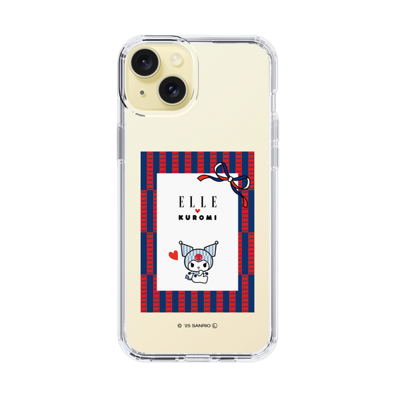 スリムプロテクションケース［ ELLE×マイメロディ＆クロミ - トリコロールカラーグラフィック6 ］