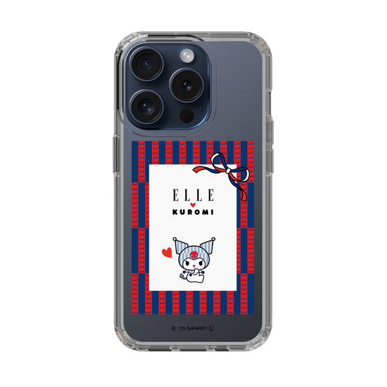 スリムプロテクションケース［ ELLE×マイメロディ＆クロミ - トリコロールカラーグラフィック6 ］