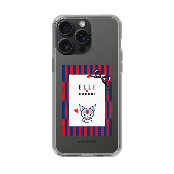 スリムプロテクションケース［ ELLE×マイメロディ＆クロミ - トリコロールカラーグラフィック6 ］