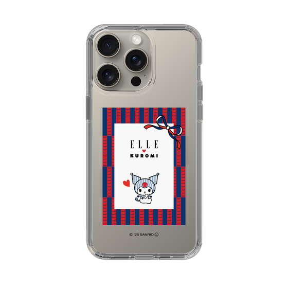 スリムプロテクションケース［ ELLE×マイメロディ＆クロミ - トリコロールカラーグラフィック6 ］