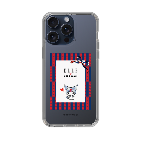 スリムプロテクションケース［ ELLE×マイメロディ＆クロミ - トリコロールカラーグラフィック6 ］