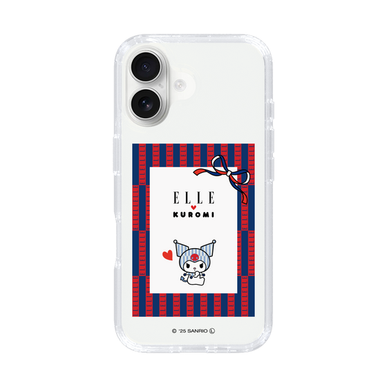 スリムプロテクションケース［ ELLE×マイメロディ＆クロミ - トリコロールカラーグラフィック6 ］