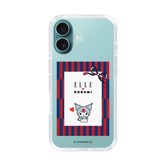 スリムプロテクションケース［ ELLE×マイメロディ＆クロミ - トリコロールカラーグラフィック6 ］