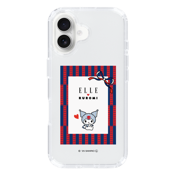 スリムプロテクションケース［ ELLE×マイメロディ＆クロミ - トリコロールカラーグラフィック6 ］