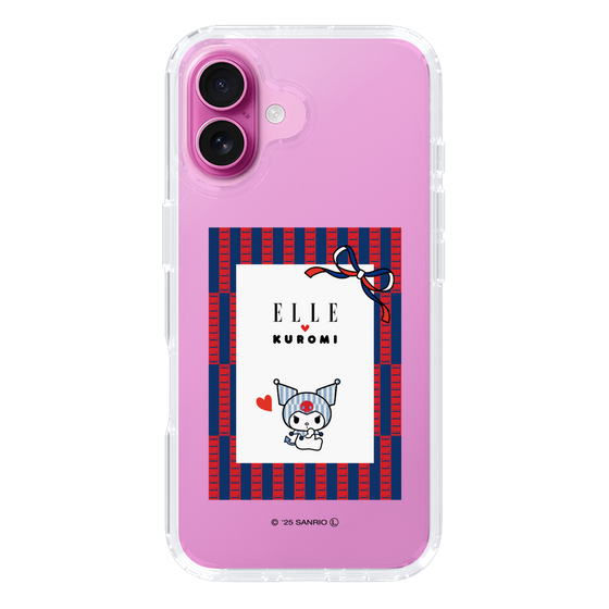 スリムプロテクションケース［ ELLE×マイメロディ＆クロミ - トリコロールカラーグラフィック6 ］