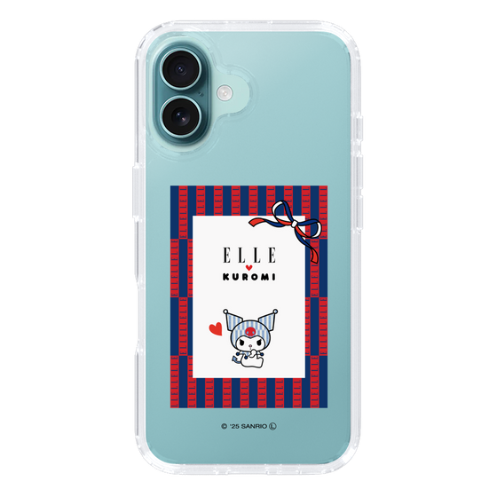 スリムプロテクションケース［ ELLE×マイメロディ＆クロミ - トリコロールカラーグラフィック6 ］
