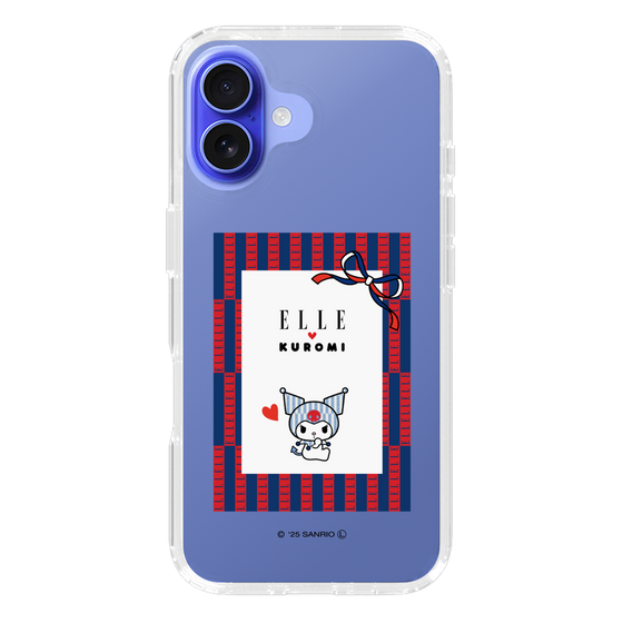 スリムプロテクションケース［ ELLE×マイメロディ＆クロミ - トリコロールカラーグラフィック6 ］