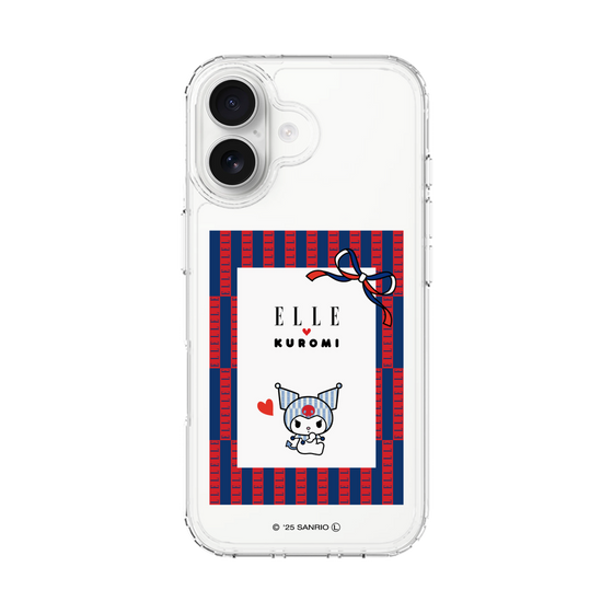 スリムプロテクションケース［ ELLE×マイメロディ＆クロミ - トリコロールカラーグラフィック6 ］
