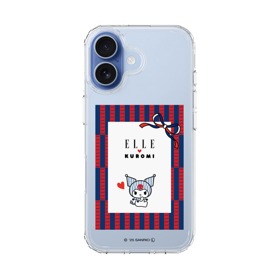 スリムプロテクションケース［ ELLE×マイメロディ＆クロミ - トリコロールカラーグラフィック6 ］