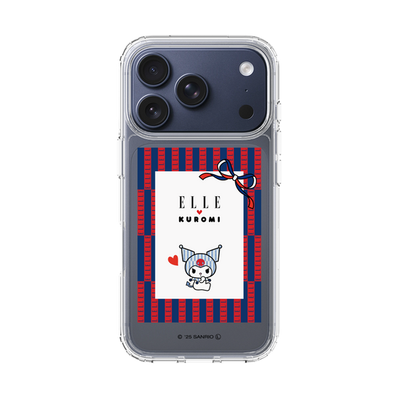 スリムプロテクションケース［ ELLE×マイメロディ＆クロミ - トリコロールカラーグラフィック6 ］