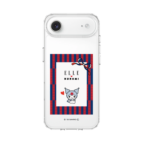 スリムプロテクションケース［ ELLE×マイメロディ＆クロミ - トリコロールカラーグラフィック6 ］