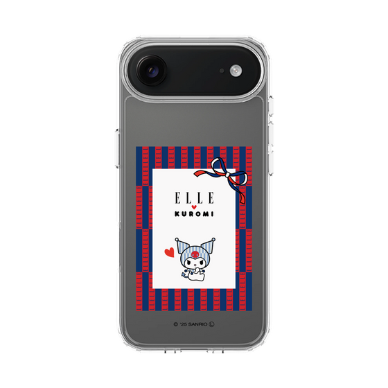 スリムプロテクションケース［ ELLE×マイメロディ＆クロミ - トリコロールカラーグラフィック6 ］