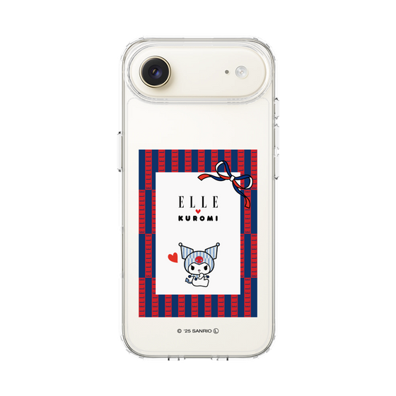 スリムプロテクションケース［ ELLE×マイメロディ＆クロミ - トリコロールカラーグラフィック6 ］