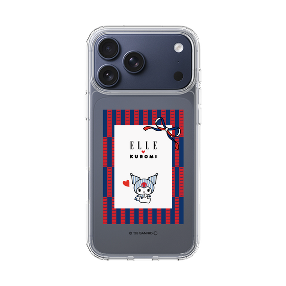スリムプロテクションケース［ ELLE×マイメロディ＆クロミ - トリコロールカラーグラフィック6 ］