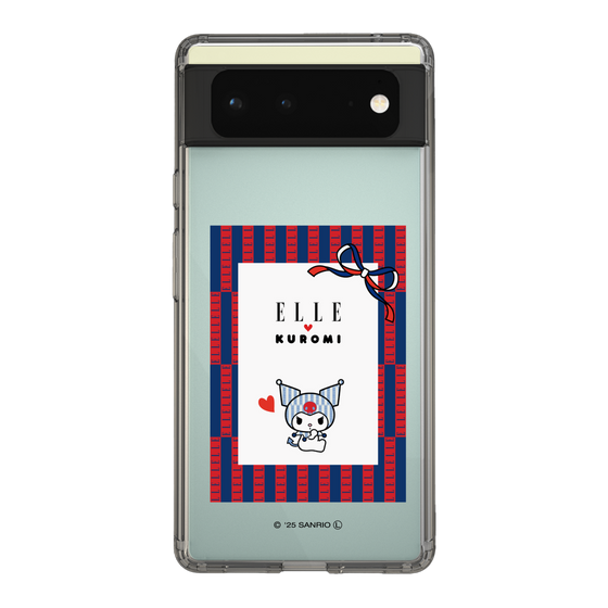 スリムプロテクションケース［ ELLE×マイメロディ＆クロミ - トリコロールカラーグラフィック6 ］