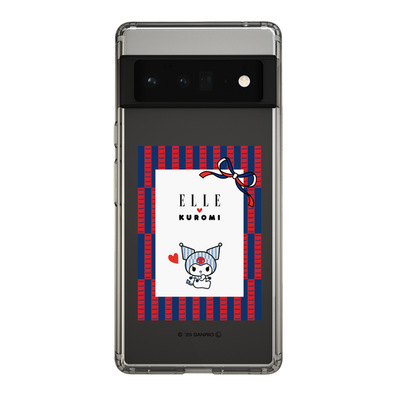 スリムプロテクションケース［ ELLE×マイメロディ＆クロミ - トリコロールカラーグラフィック6 ］
