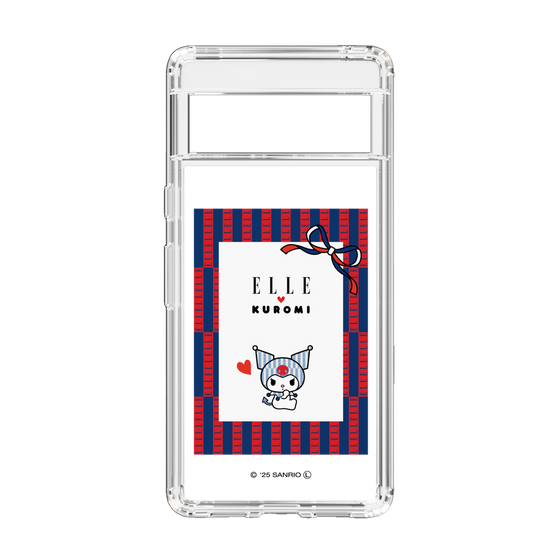 スリムプロテクションケース［ ELLE×マイメロディ＆クロミ - トリコロールカラーグラフィック6 ］