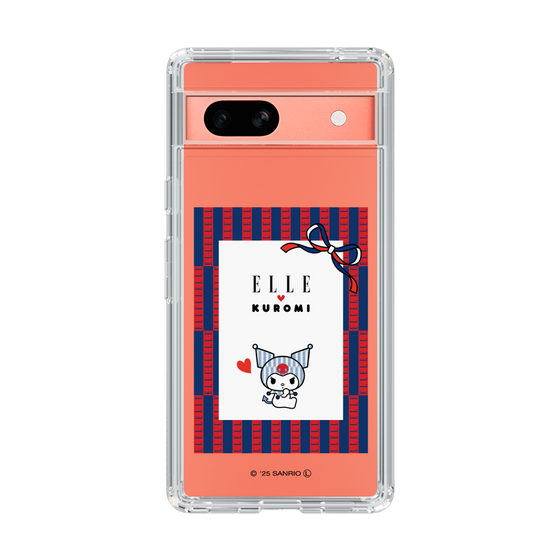 スリムプロテクションケース［ ELLE×マイメロディ＆クロミ - トリコロールカラーグラフィック6 ］
