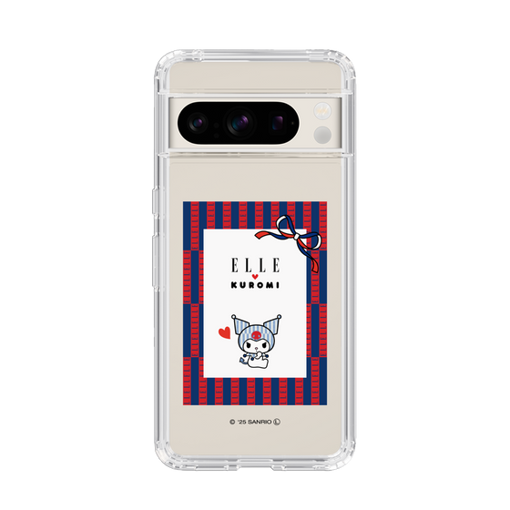 スリムプロテクションケース［ ELLE×マイメロディ＆クロミ - トリコロールカラーグラフィック6 ］
