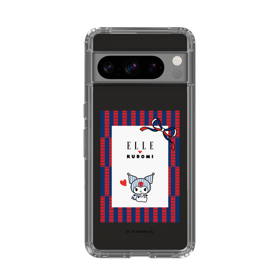 スリムプロテクションケース［ ELLE×マイメロディ＆クロミ - トリコロールカラーグラフィック6 ］