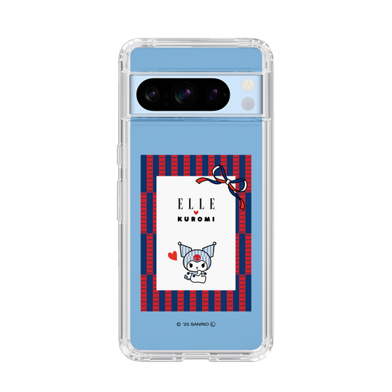 スリムプロテクションケース［ ELLE×マイメロディ＆クロミ - トリコロールカラーグラフィック6 ］