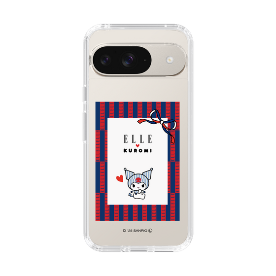 スリムプロテクションケース［ ELLE×マイメロディ＆クロミ - トリコロールカラーグラフィック6 ］