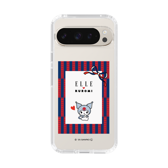 スリムプロテクションケース［ ELLE×マイメロディ＆クロミ - トリコロールカラーグラフィック6 ］