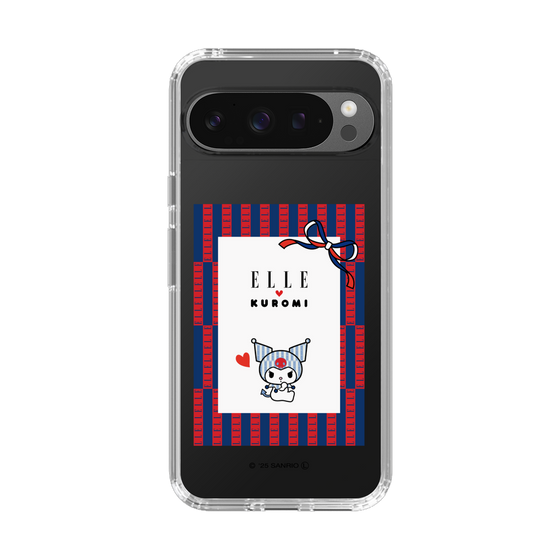 スリムプロテクションケース［ ELLE×マイメロディ＆クロミ - トリコロールカラーグラフィック6 ］