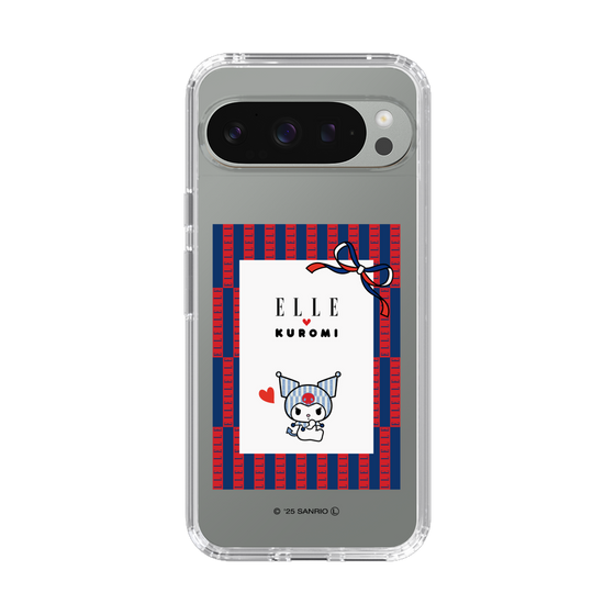 スリムプロテクションケース［ ELLE×マイメロディ＆クロミ - トリコロールカラーグラフィック6 ］