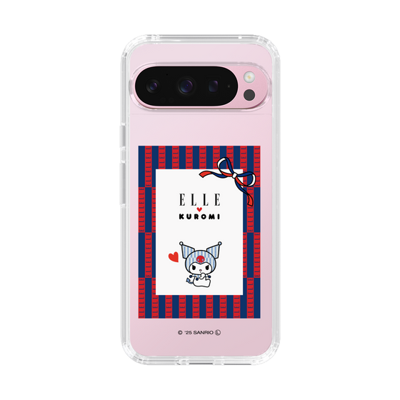 スリムプロテクションケース［ ELLE×マイメロディ＆クロミ - トリコロールカラーグラフィック6 ］