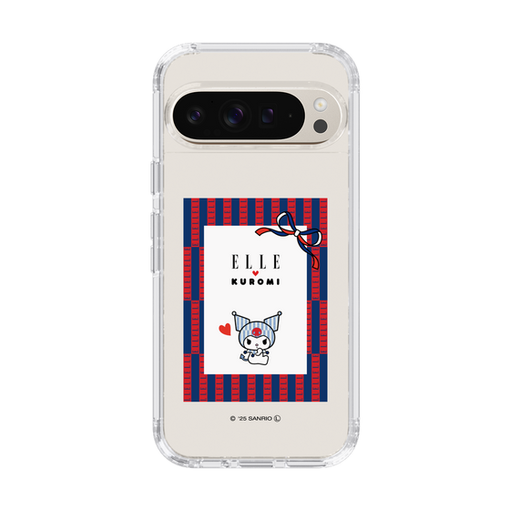 スリムプロテクションケース［ ELLE×マイメロディ＆クロミ - トリコロールカラーグラフィック6 ］