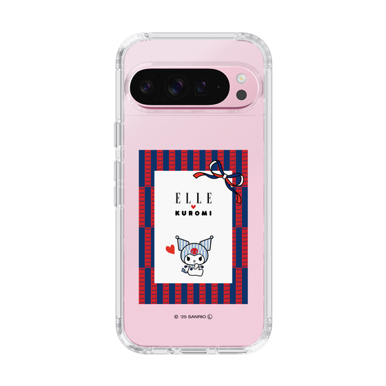 スリムプロテクションケース［ ELLE×マイメロディ＆クロミ - トリコロールカラーグラフィック6 ］