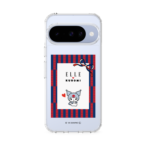 スリムプロテクションケース［ ELLE×マイメロディ＆クロミ - トリコロールカラーグラフィック6 ］