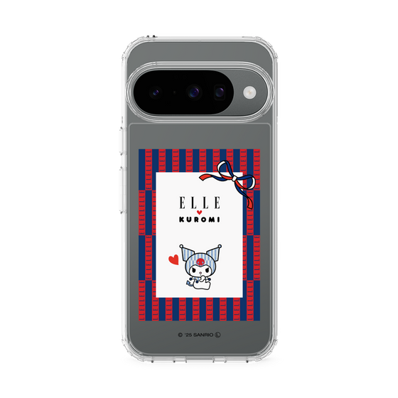 スリムプロテクションケース［ ELLE×マイメロディ＆クロミ - トリコロールカラーグラフィック6 ］