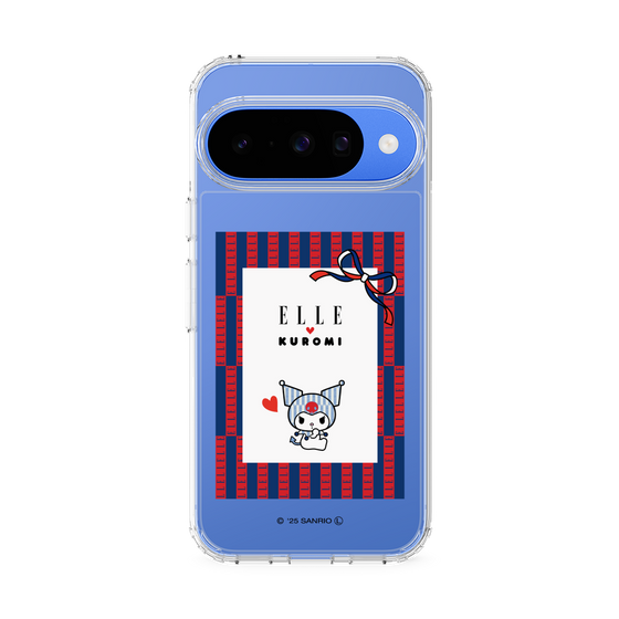 スリムプロテクションケース［ ELLE×マイメロディ＆クロミ - トリコロールカラーグラフィック6 ］