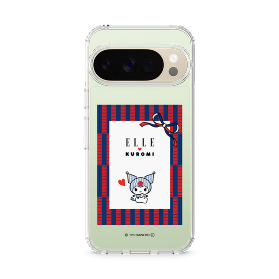 スリムプロテクションケース［ ELLE×マイメロディ＆クロミ - トリコロールカラーグラフィック6 ］