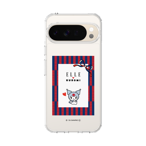 スリムプロテクションケース［ ELLE×マイメロディ＆クロミ - トリコロールカラーグラフィック6 ］