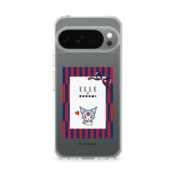スリムプロテクションケース［ ELLE×マイメロディ＆クロミ - トリコロールカラーグラフィック6 ］