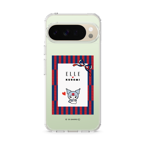 スリムプロテクションケース［ ELLE×マイメロディ＆クロミ - トリコロールカラーグラフィック6 ］