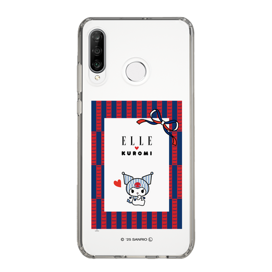 スリムプロテクションケース［ ELLE×マイメロディ＆クロミ - トリコロールカラーグラフィック6 ］