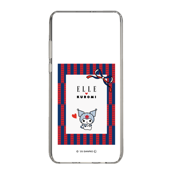 スリムプロテクションケース［ ELLE×マイメロディ＆クロミ - トリコロールカラーグラフィック6 ］