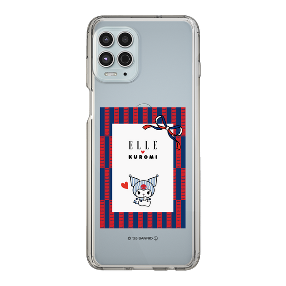 スリムプロテクションケース［ ELLE×マイメロディ＆クロミ - トリコロールカラーグラフィック6 ］