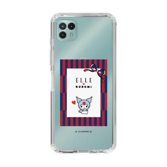 スリムプロテクションケース［ ELLE×マイメロディ＆クロミ - トリコロールカラーグラフィック6 ］