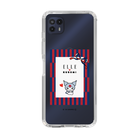 スリムプロテクションケース［ ELLE×マイメロディ＆クロミ - トリコロールカラーグラフィック6 ］