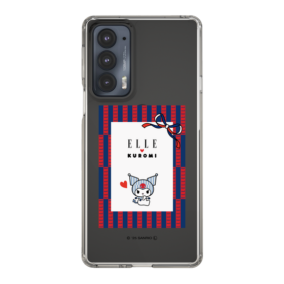 スリムプロテクションケース［ ELLE×マイメロディ＆クロミ - トリコロールカラーグラフィック6 ］