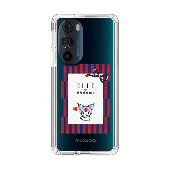 スリムプロテクションケース［ ELLE×マイメロディ＆クロミ - トリコロールカラーグラフィック6 ］