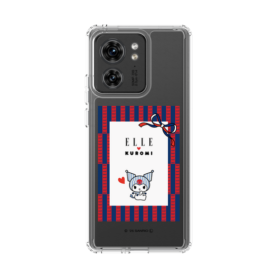 スリムプロテクションケース［ ELLE×マイメロディ＆クロミ - トリコロールカラーグラフィック6 ］
